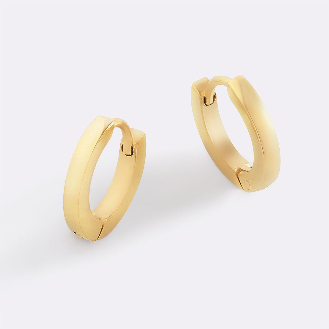 Mint & Lily Dainty Huggie Hoop Earrings