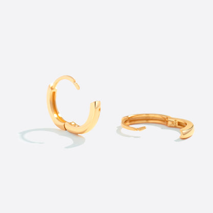 Mint & Lily Dainty Huggie Hoop Earrings