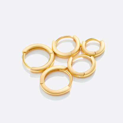 Mint & Lily Dainty Huggie Hoop Earrings