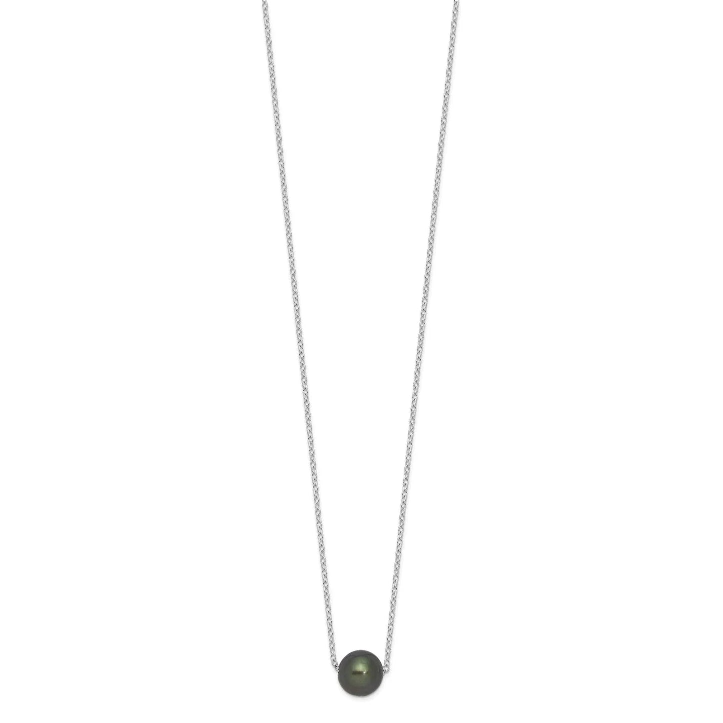 Black Cultured Tahitian Pearl Necklace