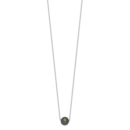Black Cultured Tahitian Pearl Necklace