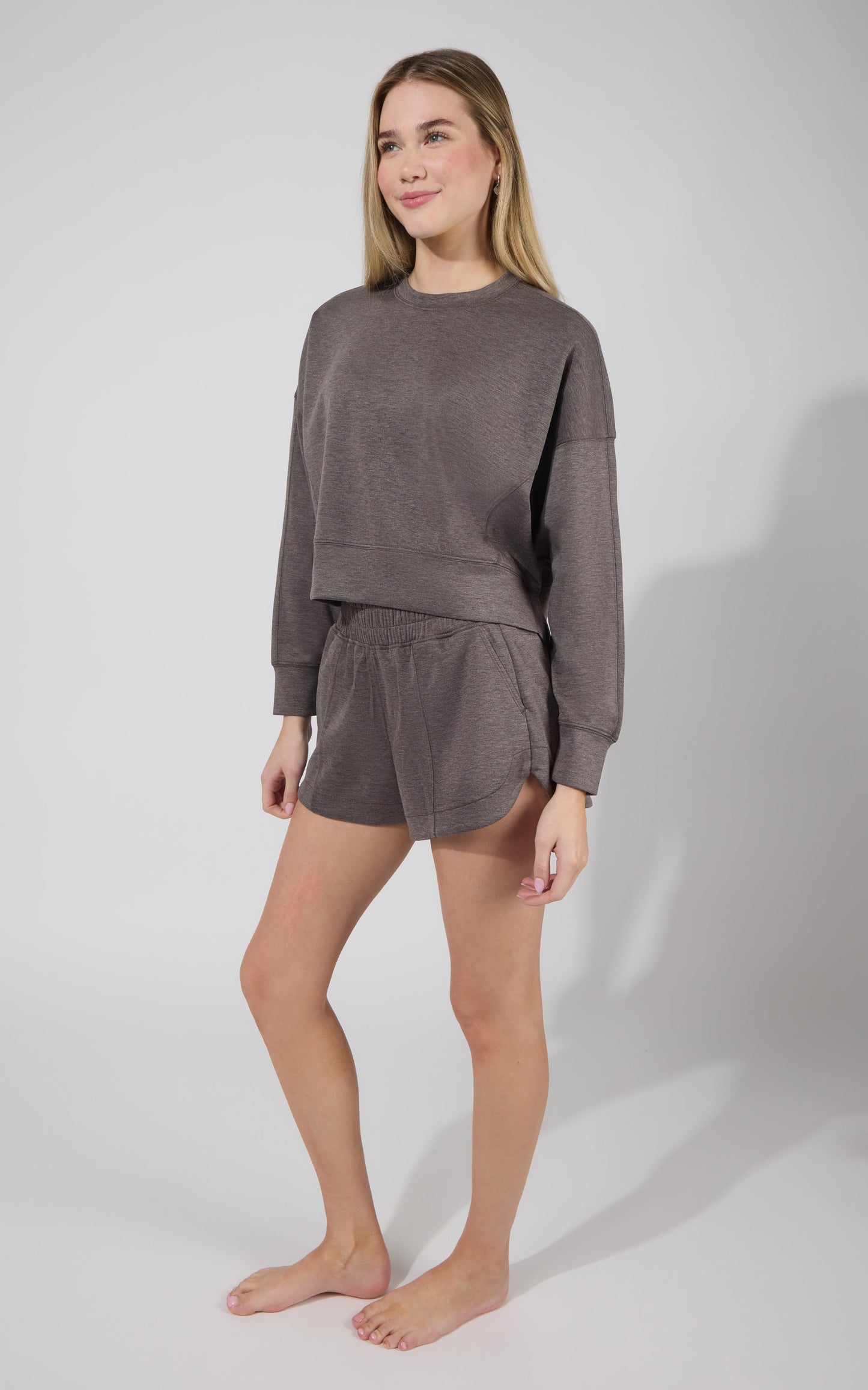 Softlite Pullover Sweatshirt and Short Set