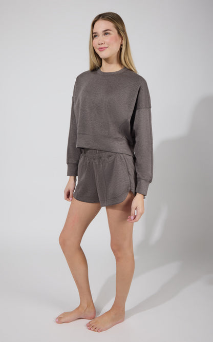 Softlite Pullover Sweatshirt and Short Set