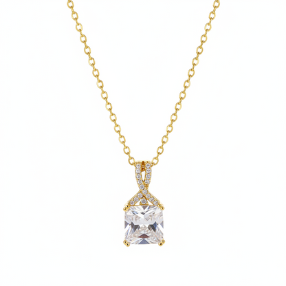 Crystal & Cubic Zirconia Pendant Necklace