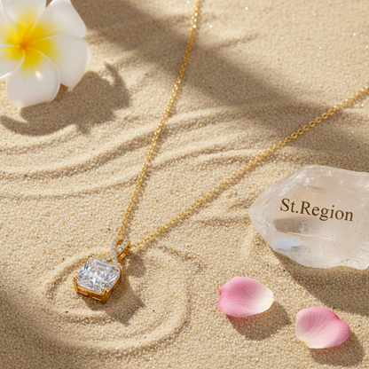 Crystal & Cubic Zirconia Pendant Necklace