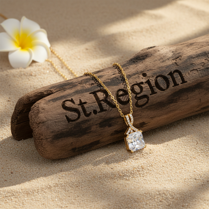 Crystal & Cubic Zirconia Pendant Necklace