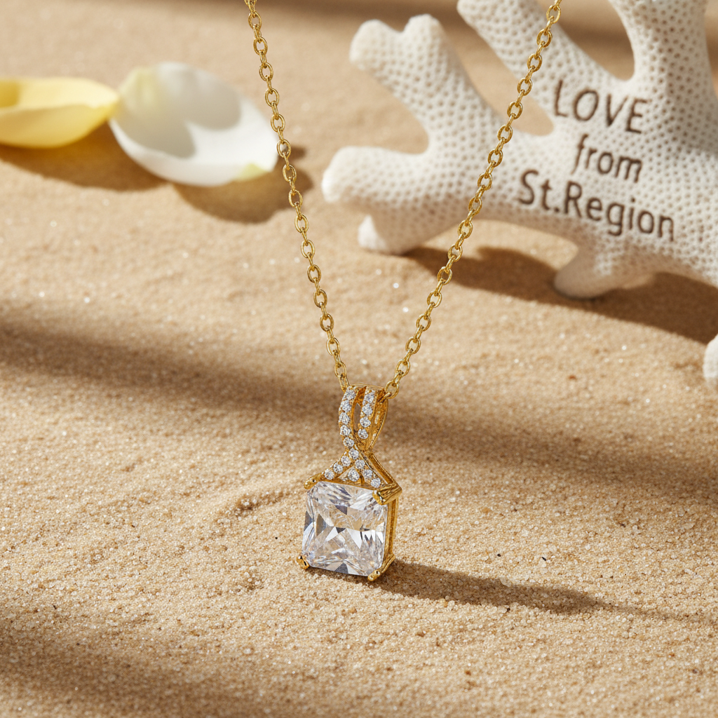 Crystal & Cubic Zirconia Pendant Necklace