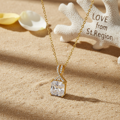 Crystal & Cubic Zirconia Pendant Necklace