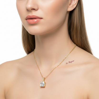 Crystal & Cubic Zirconia Pendant Necklace