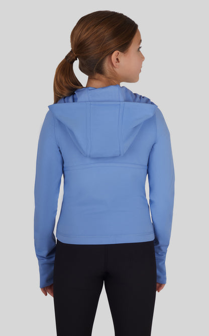 Girls Lux Full Zip Hooded Jacket