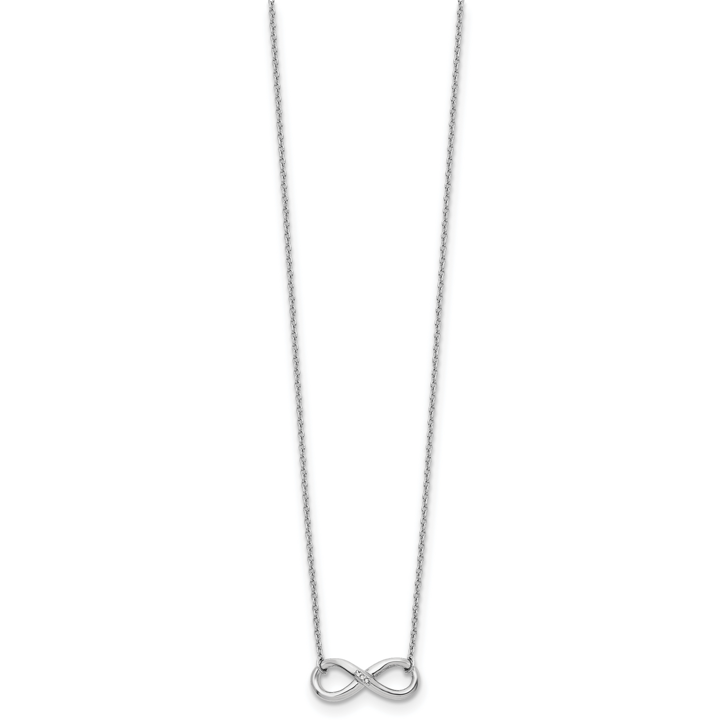 Diamond Infinity Necklace