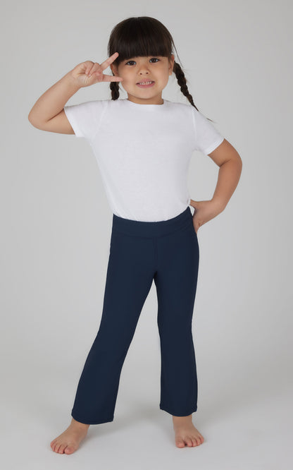 Toddler Girls 2 PK Ribbed Flared Pant
