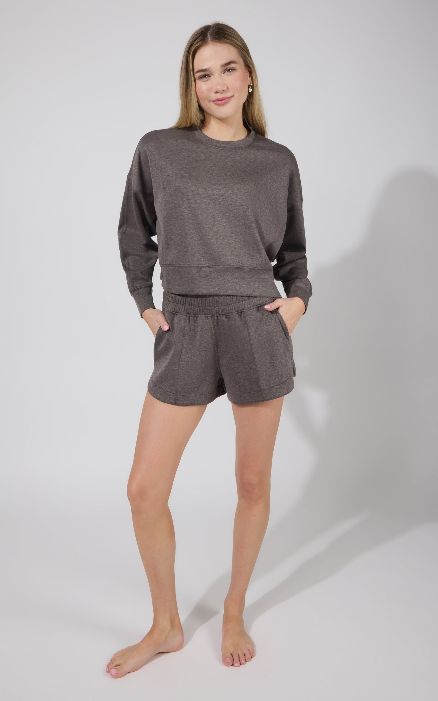 Softlite Pullover Sweatshirt and Short Set
