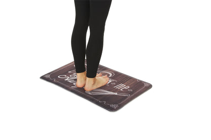 J&V TEXTILES Relax Series Series 20"x30" Antifatigue Kitchen Mats (Whisk Me Away)