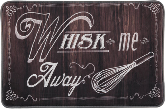 J&V TEXTILES Relax Series Series 20"x30" Antifatigue Kitchen Mats (Whisk Me Away)
