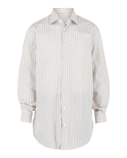 Brioni Striped Button-Up Shirt