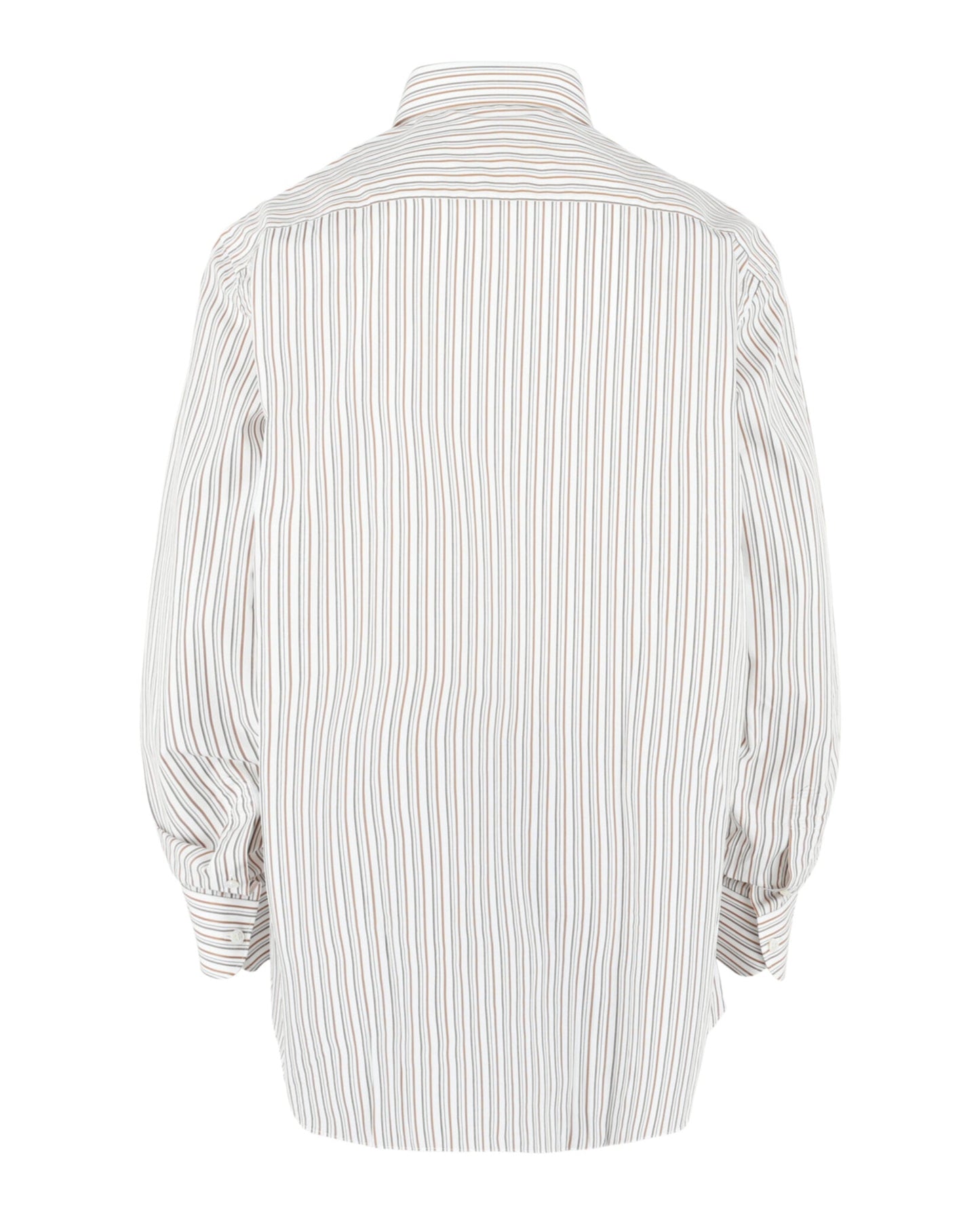 Brioni Striped Button-Up Shirt