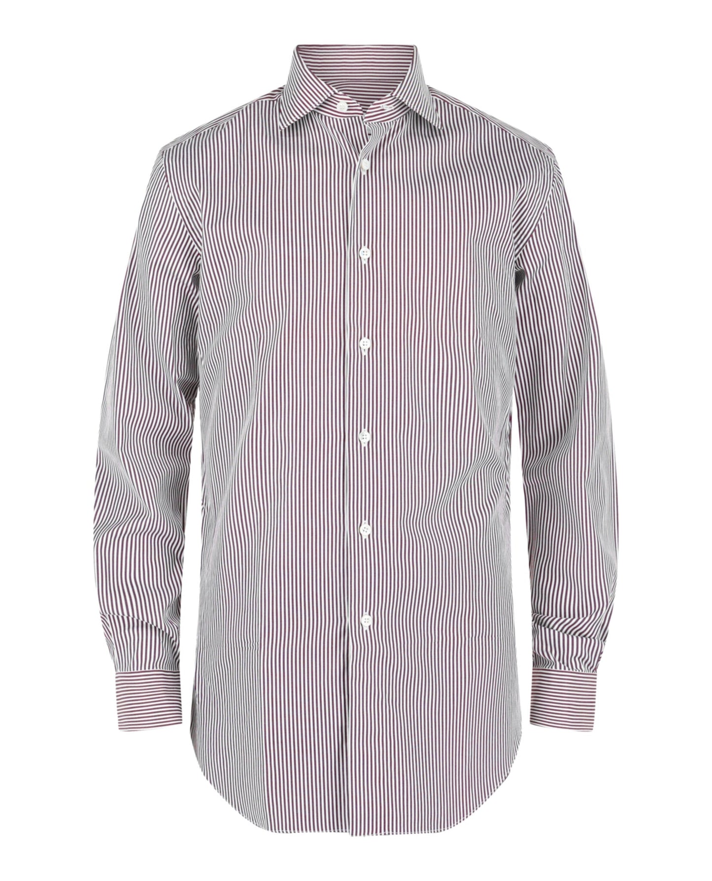 Brioni Striped Button-Up Shirt