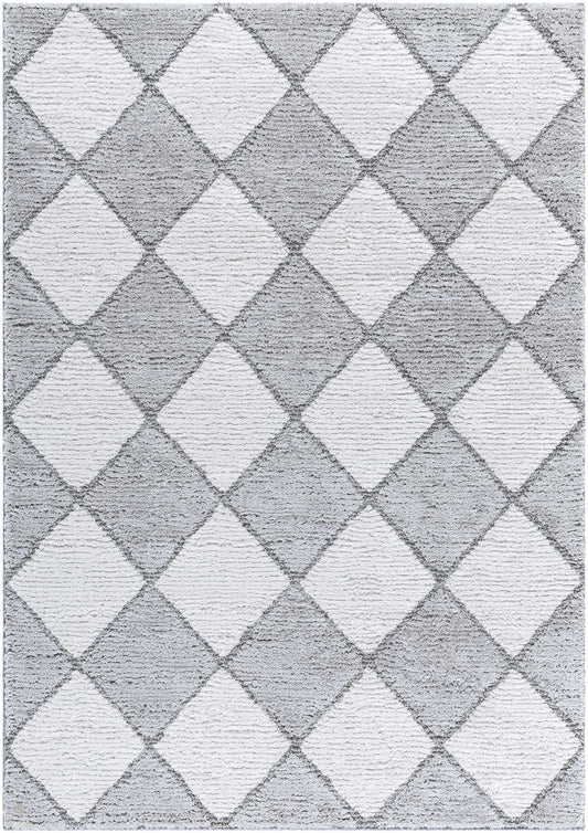 Aideen Gray Shag Area Rug