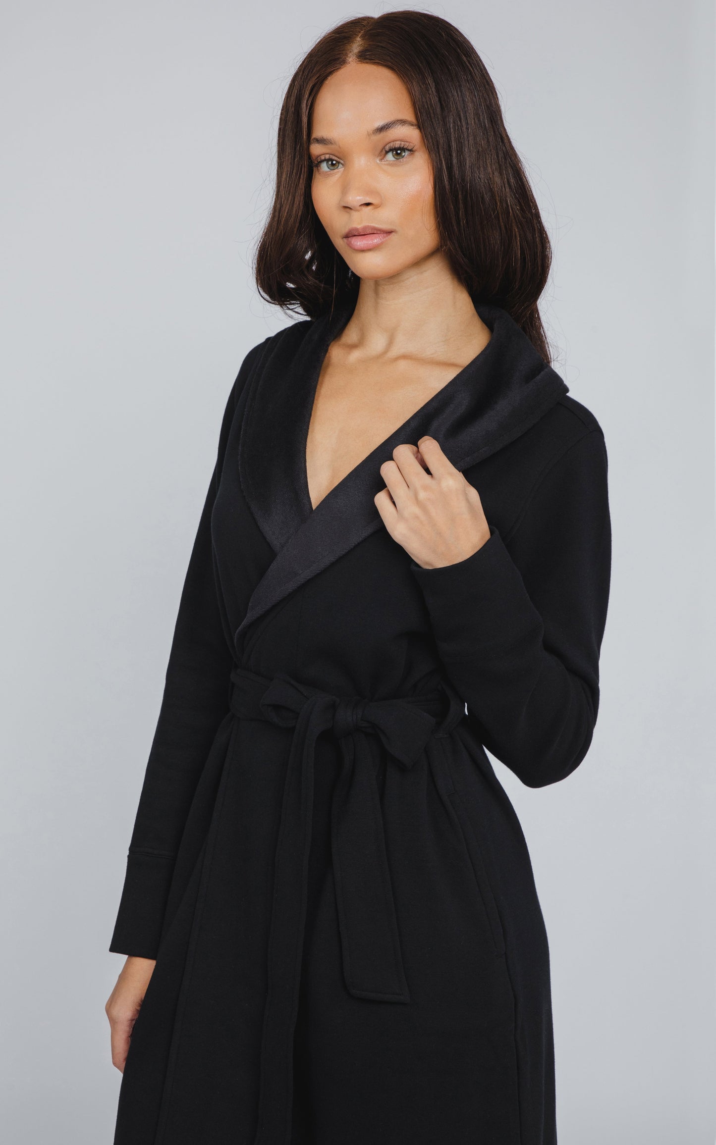 Butter Fleece Lined Robe - Our Ocean Core Story
