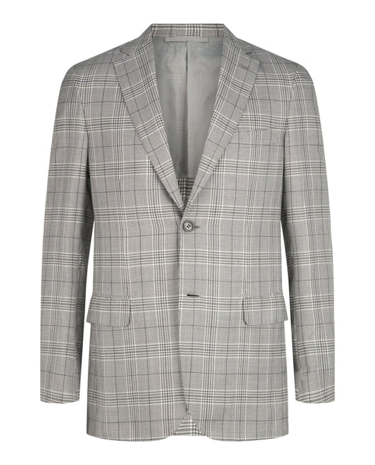 Brioni Houndstooth Single-Breasted Blazer