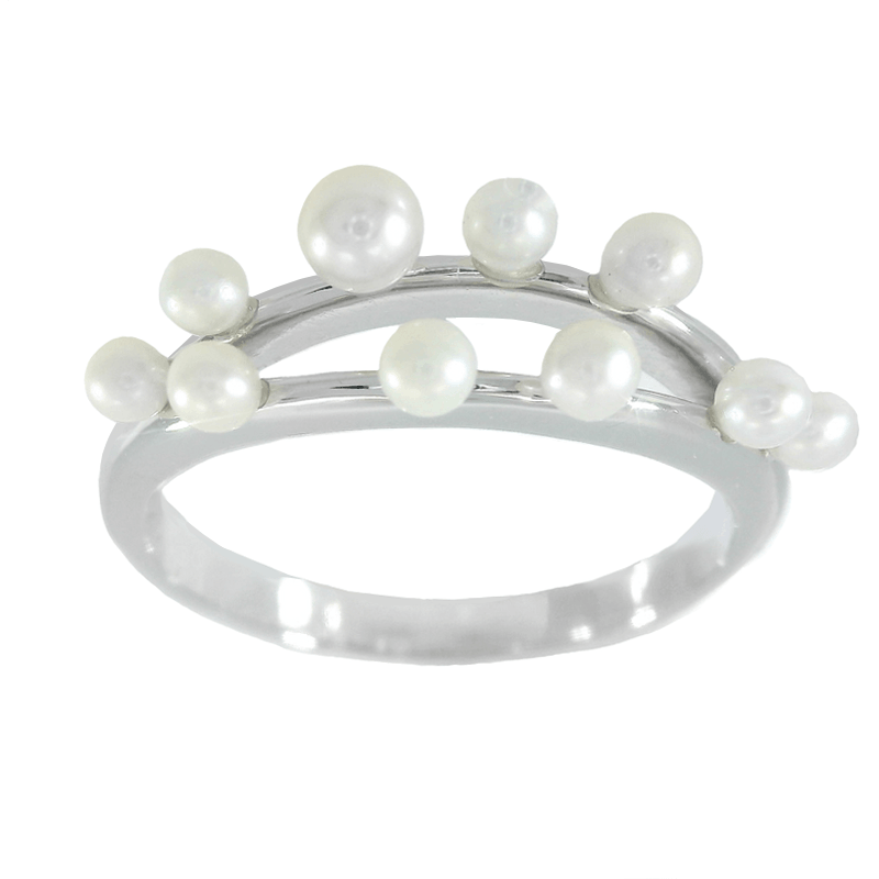 Pearl Cluster Ring