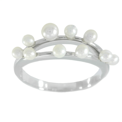 Pearl Cluster Ring