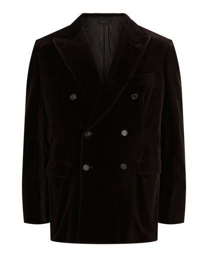 Brioni Double-Breasted Velvet Smoking Jacket