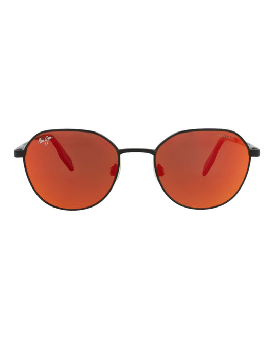 Maui Jim Round-Frame Metal Sunglasses
