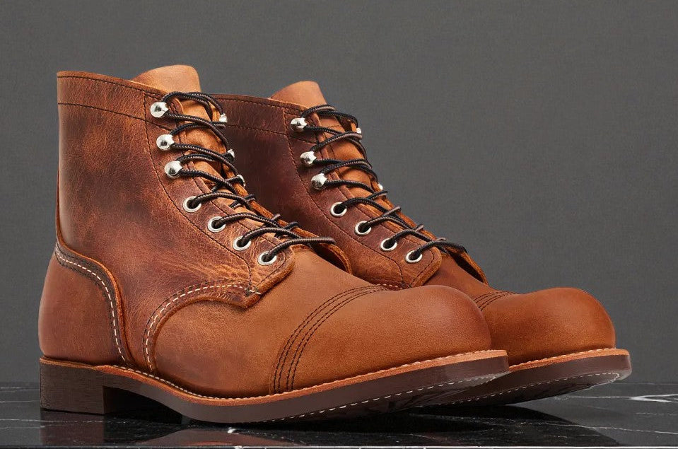 Red Wing Shoes Men's Red Wing Iron Ranger Wide 2E Width Width)