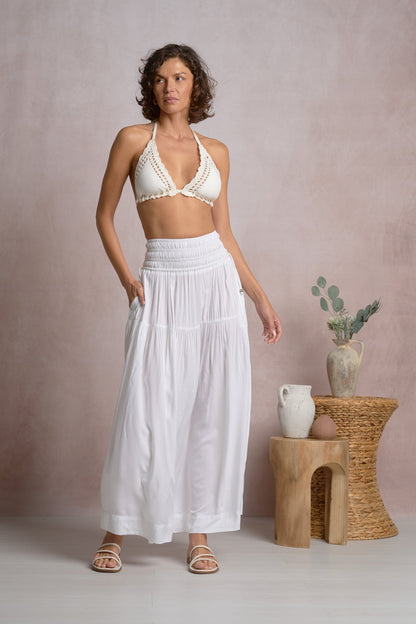 Rory Skirt White