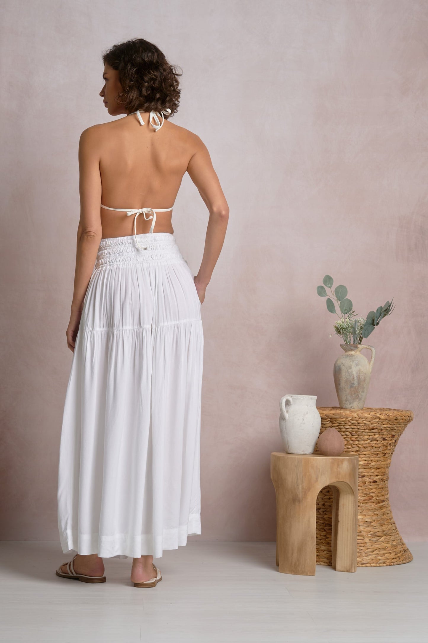 Rory Skirt White