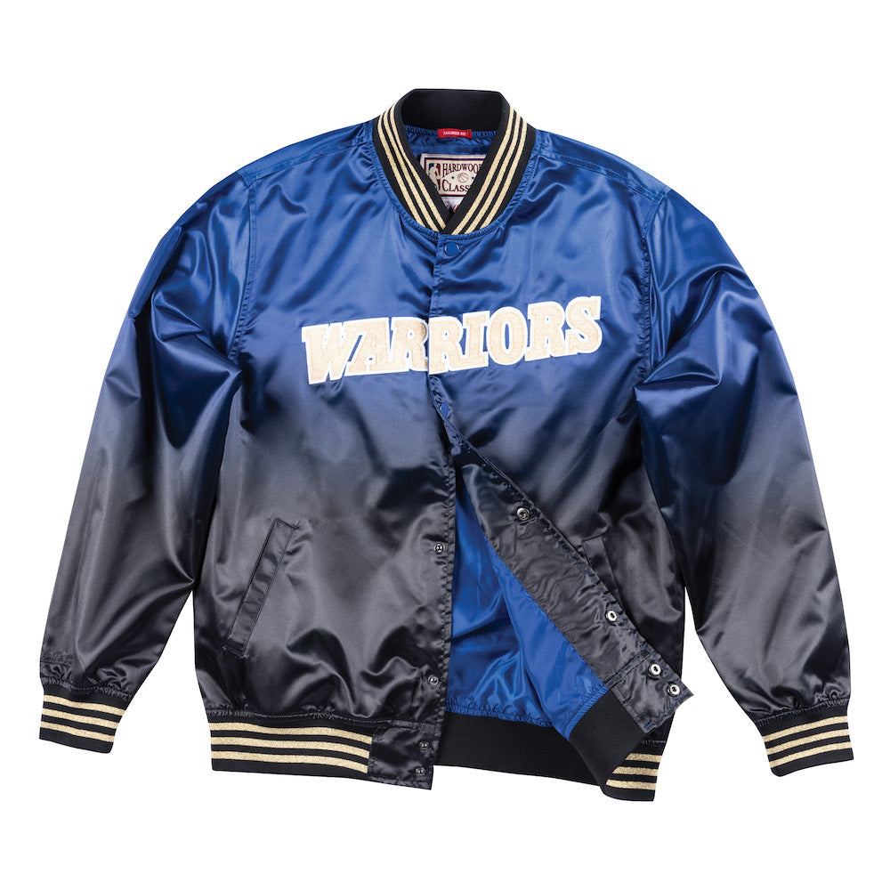 Men's Mitchell & Ness NBA Golden State Warriors Cny Satin Full-Snap Jacket