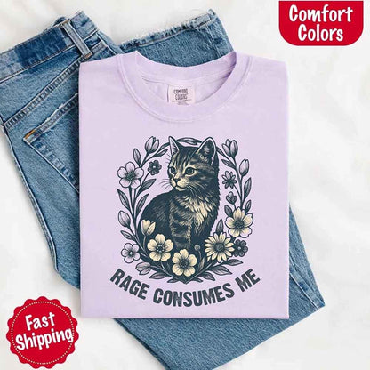 Rage Consumes Me Comfort Colors Shirt – Funny Meme Tee