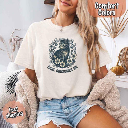 Rage Consumes Me Comfort Colors Shirt – Funny Meme Tee