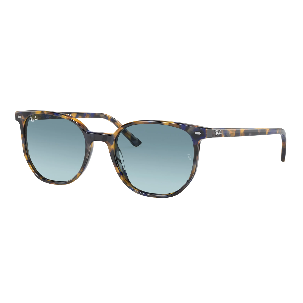 Yellow & Blue Havana / Blue Gradient Grey-