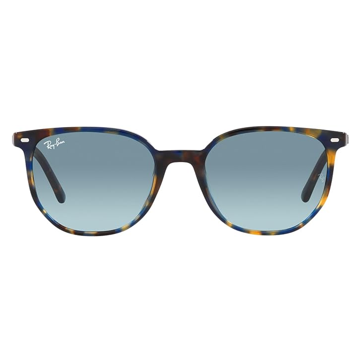 Yellow & Blue Havana / Blue Gradient Grey-