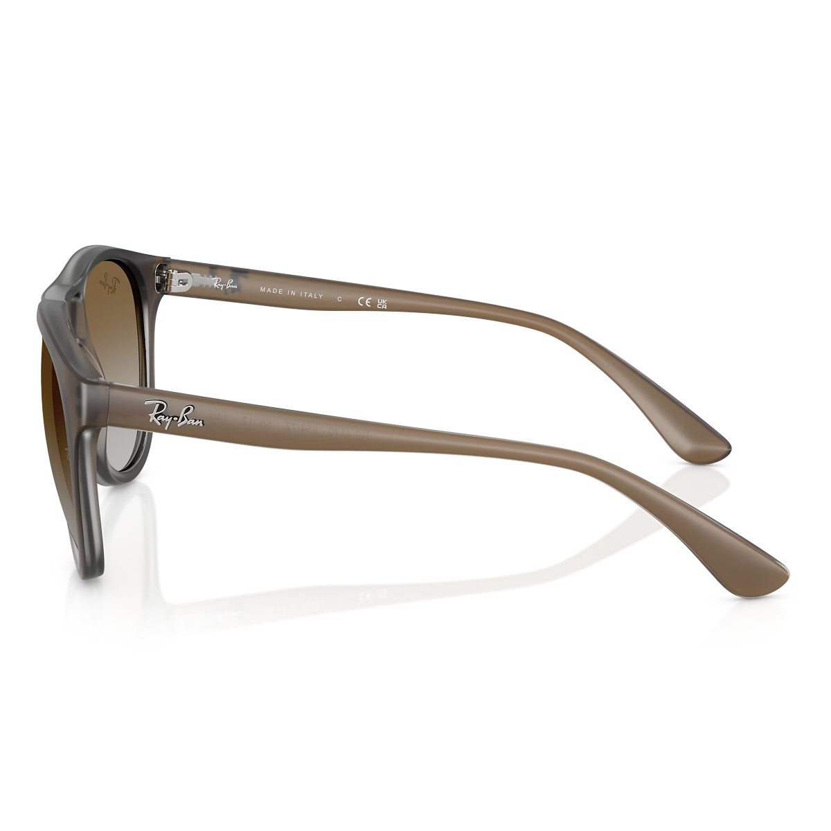 Brown Gradient on Clear Grey / Green Gradient-