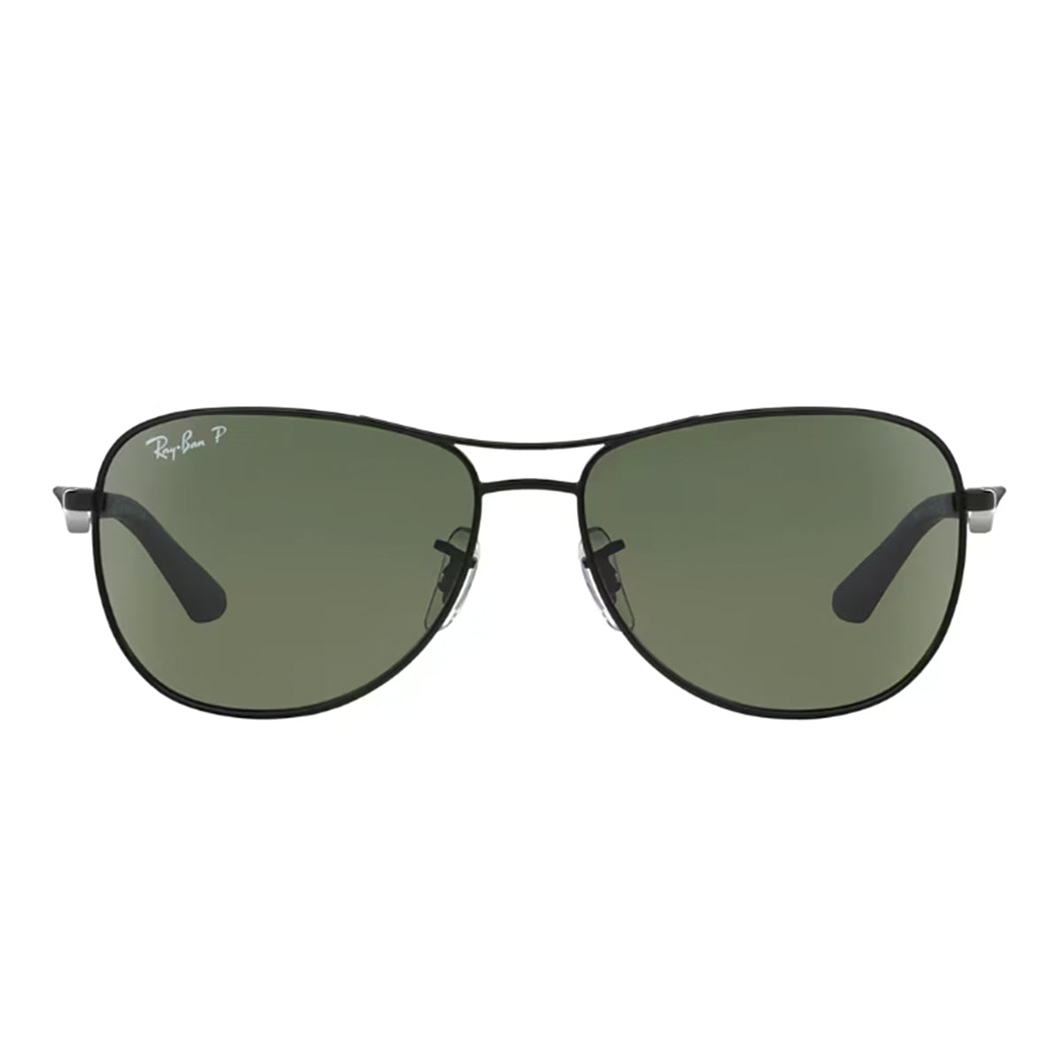 Matte Black/Polarized Green-