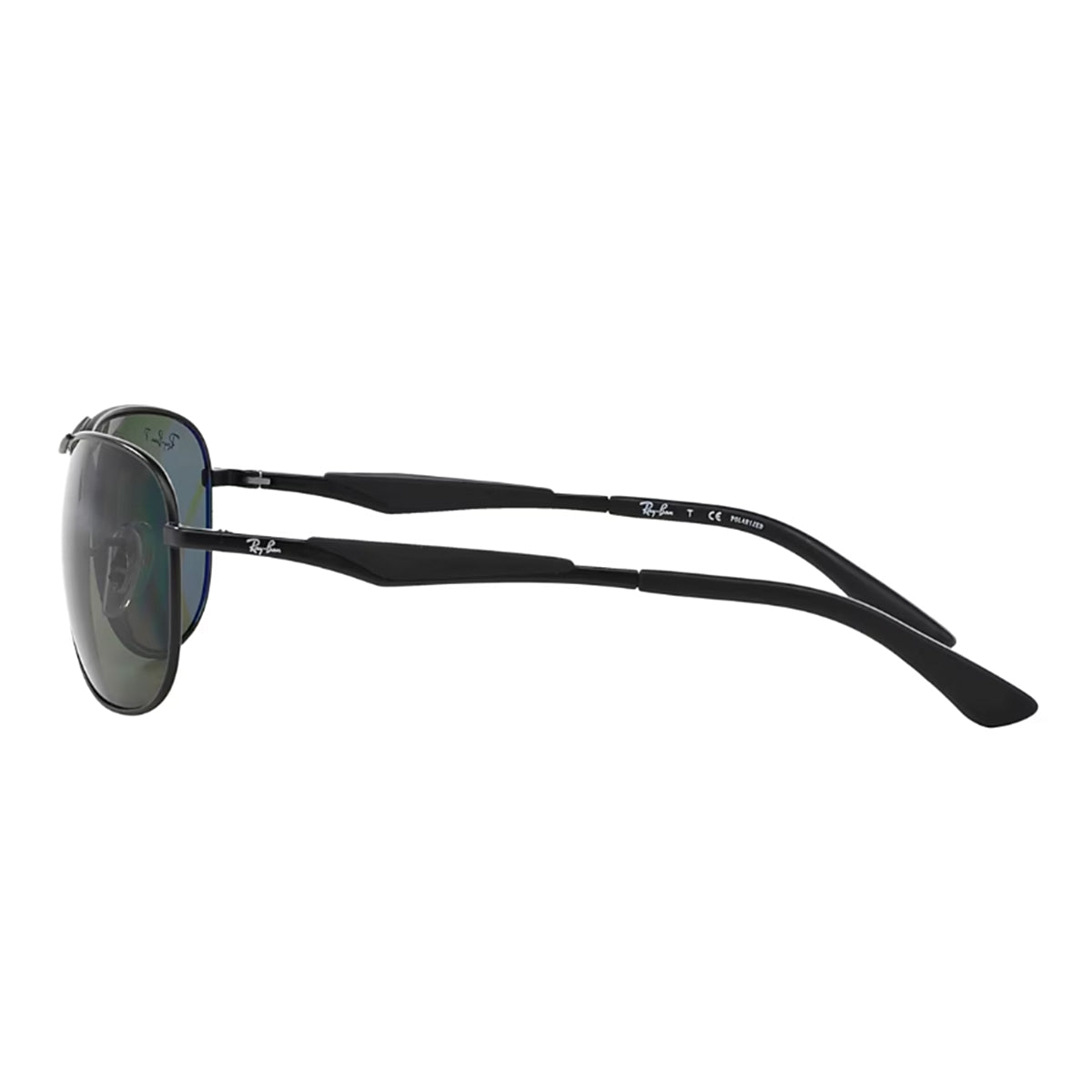 Matte Black/Polarized Green-