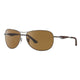Matte Gunmetal/Brown
