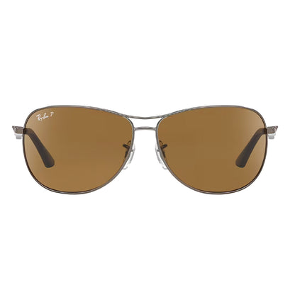 Matte Gunmetal/Brown-