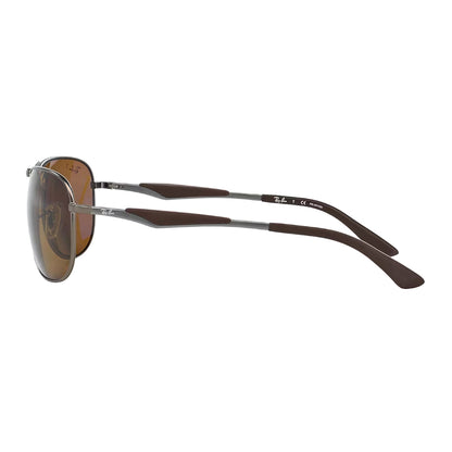 Matte Gunmetal/Brown-