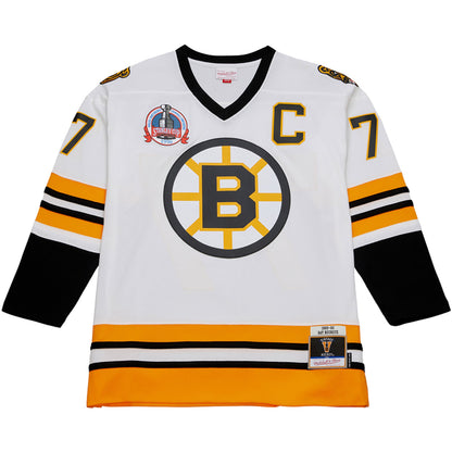 Mitchell & Ness Men's NHL White Jersey Bruins 1989 Ray Bourque