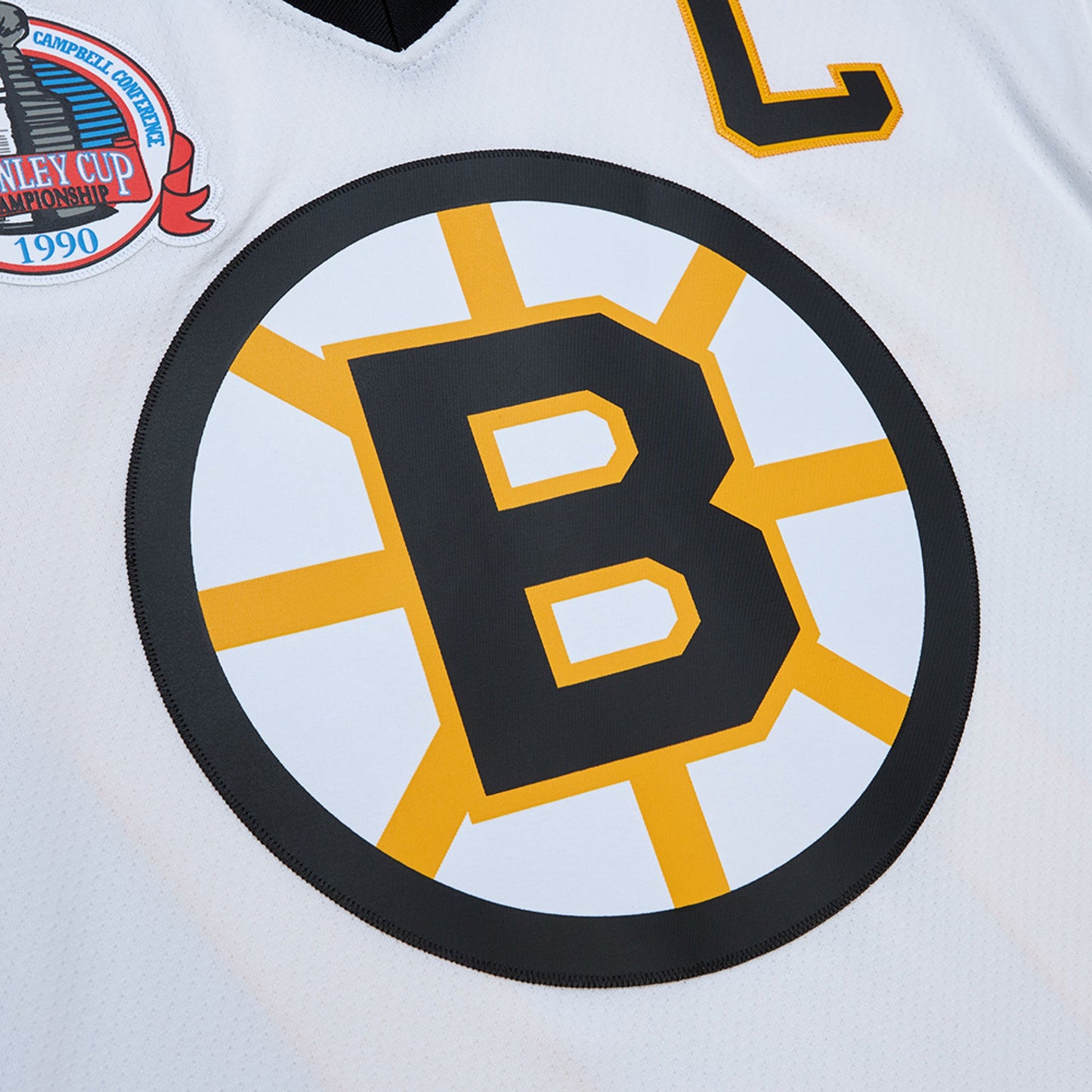 Mitchell & Ness Men's NHL White Jersey Bruins 1989 Ray Bourque