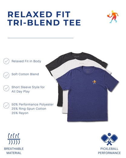 Men's Relaxed Fit Tri-Blend Tee