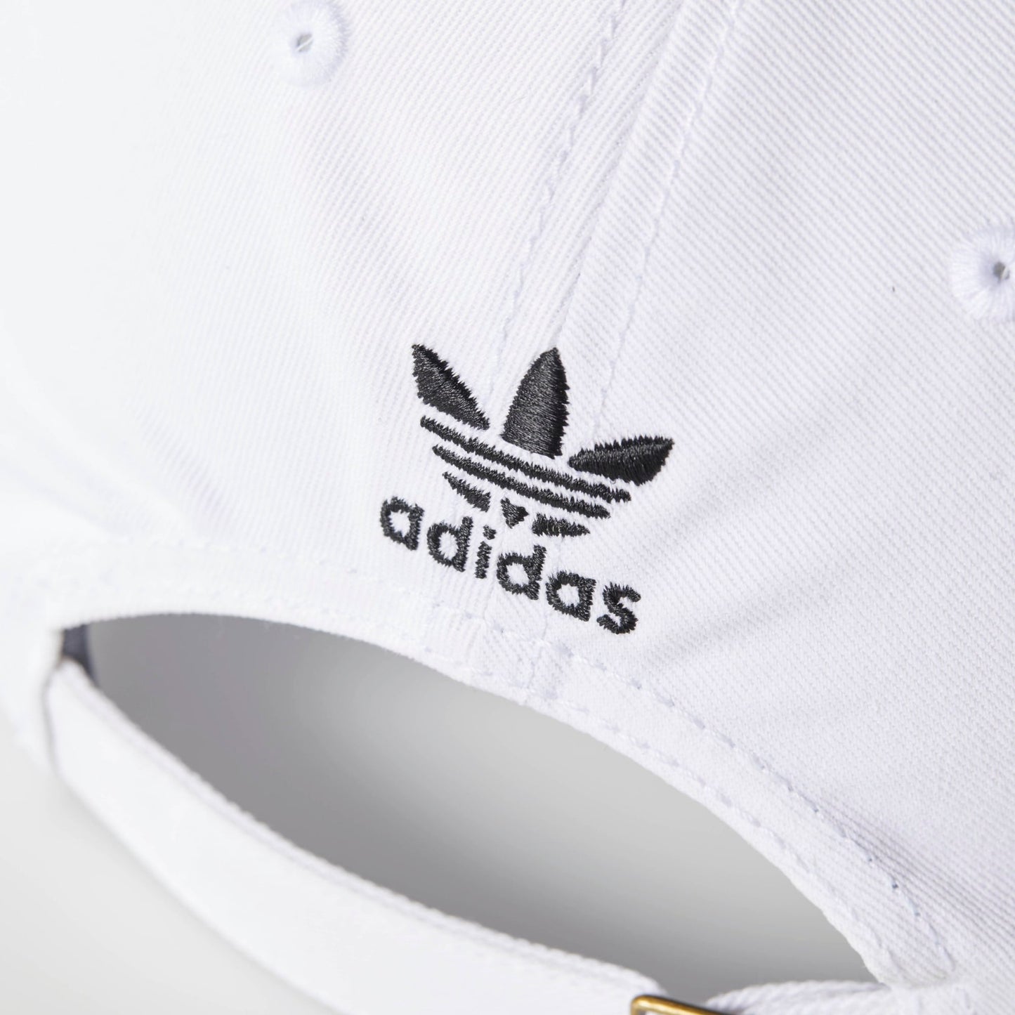 Men's adidas Originals White Pre-Curve Washed Adjustable