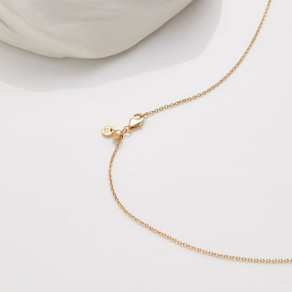 Mint & Lily Italian Milano Sterling Silver Adjustable Chain Necklace
