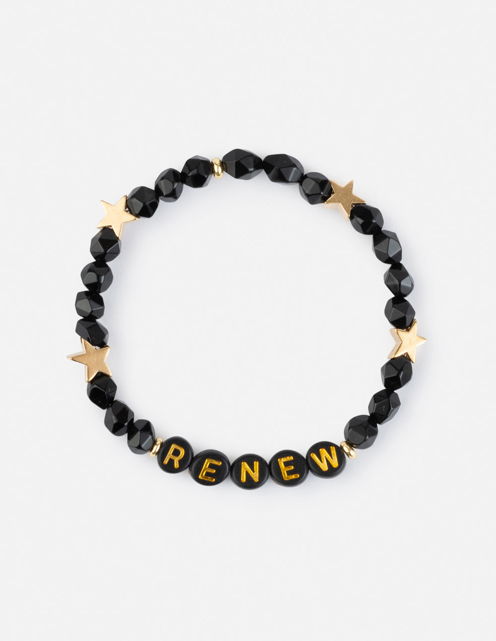 Elevated Faith Renew Letter Bracelet