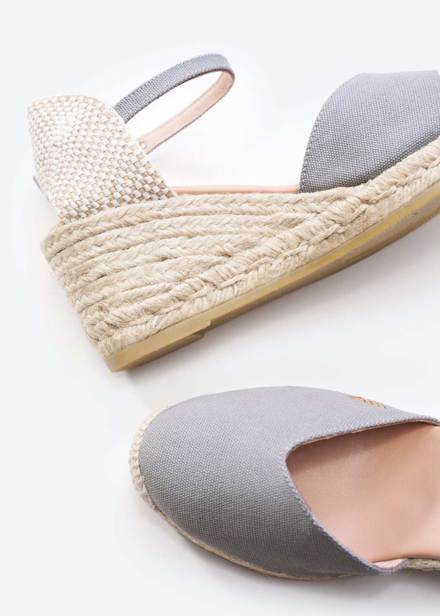 Reus Canvas Espadrille Wedges by Viscata
